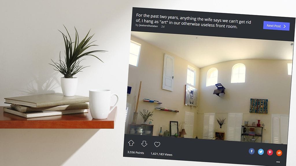 Mitenköhän vaimo suhtautui  tähän miehensä tempaukseen.