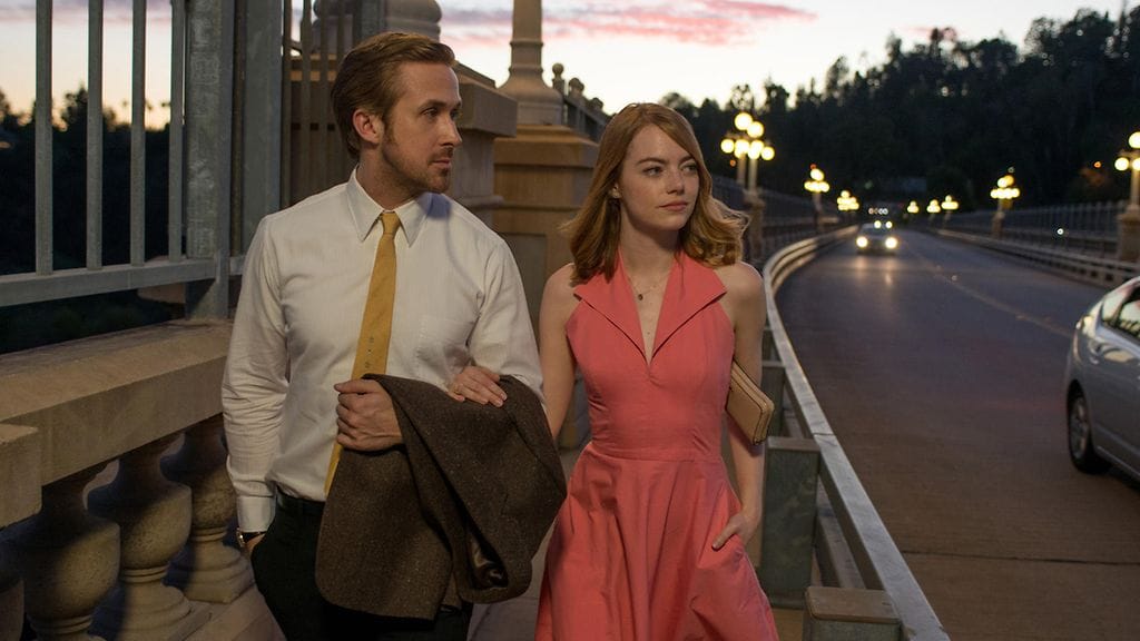 Ryan Gosling ja Emma Stone tähdittävä Oscar-suosikki La La Landia.