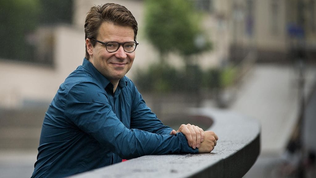 Vihreiden puheenjohtaja, kansnaedustaja Ville Niinistö Turussa 27. kesäkuuta 2016.