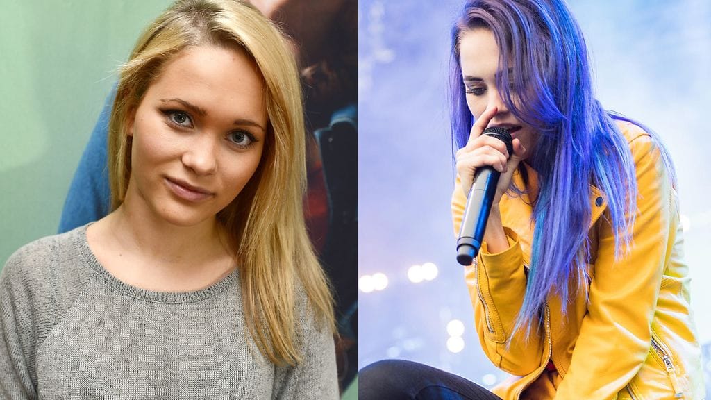 Sanni vuonna 2011 ja vuonna 2016.