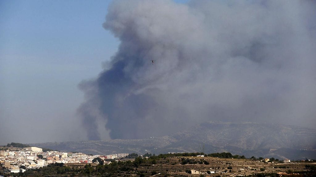 Aurinkorannikon maastopalot 5.9.2016