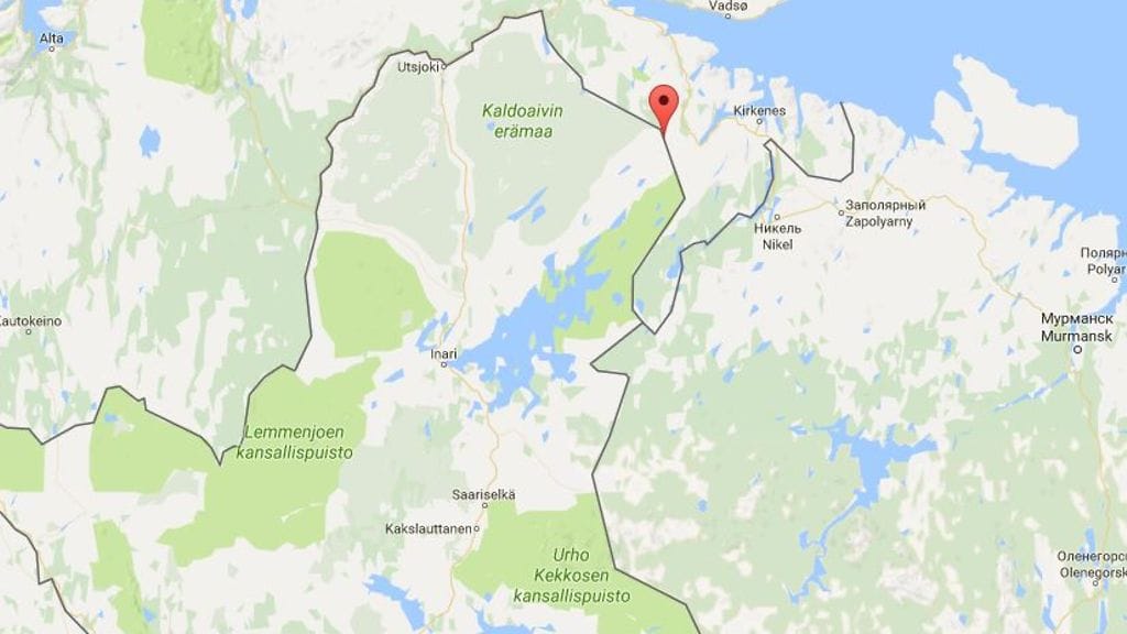 Näätämö sijaitsee verrattain syrjässä lähellä Norjan rajaa.