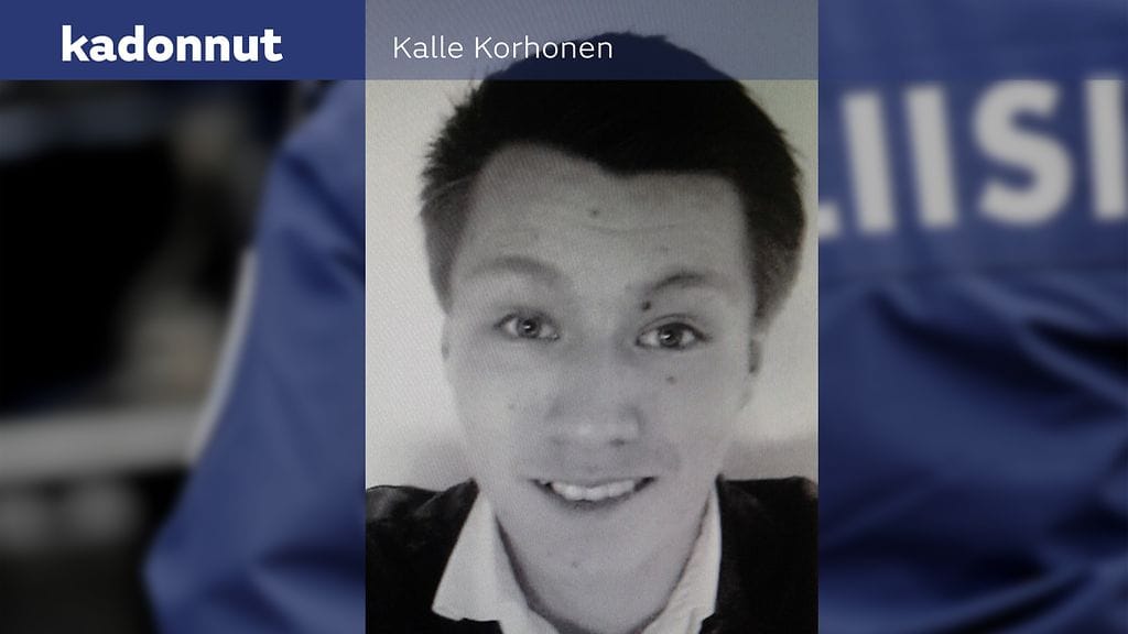 Kadonneesta pojasta ilmoitettiin hätäkeskukseen viikonloppuna ja virallinen katoamisilmoitus poliisille tehtiin maanantaina.