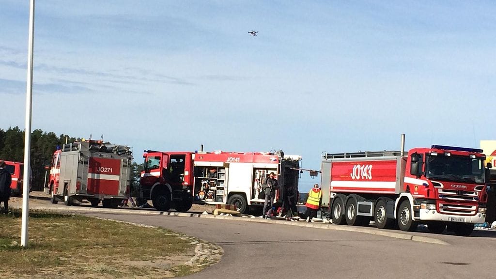 Suuronnettomuusharjoitus Kalajoella