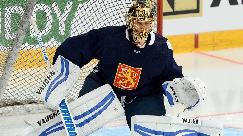 Tuukka Rask harjoitteli leijonapaidassa maanantaina Helsingissä.