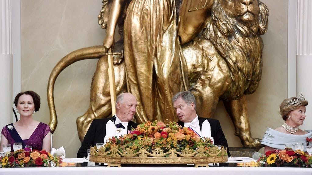 Jenni Haukio, Sauli Niinistö, Harald, Sonja 6.9.2016 6