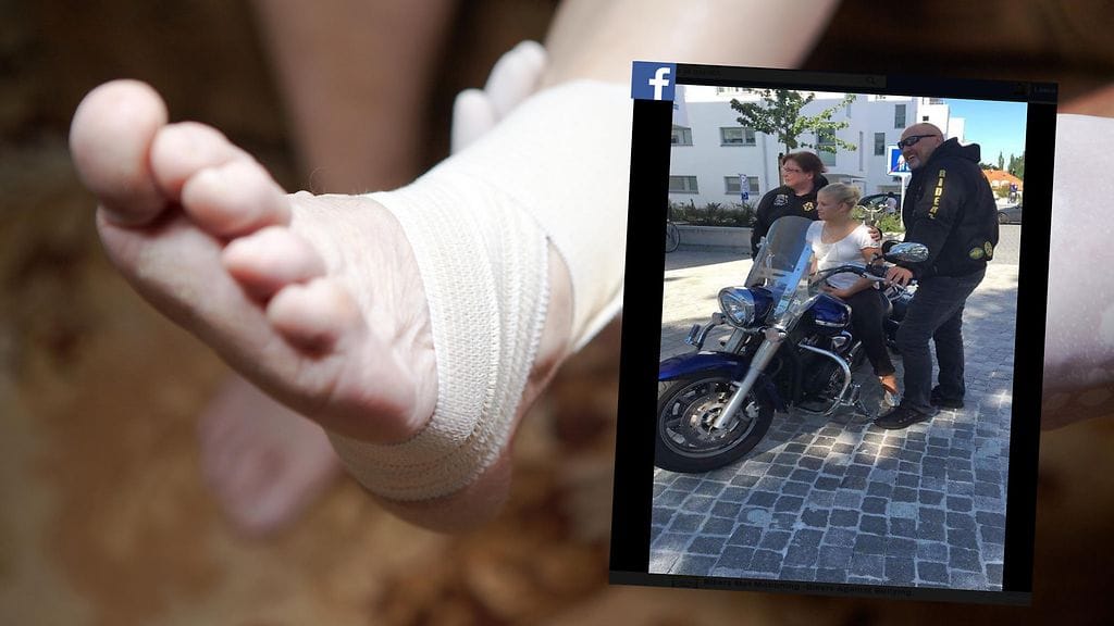 Ruotsalainen Fanny sai tukea moottoripyöräkerholta.