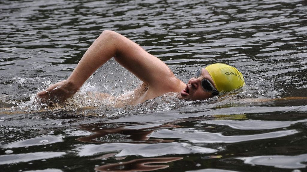 Tuomas Kaario harjoittelee Hormajärvellä Lohjalla_Kuva Päivi Pälvimäki