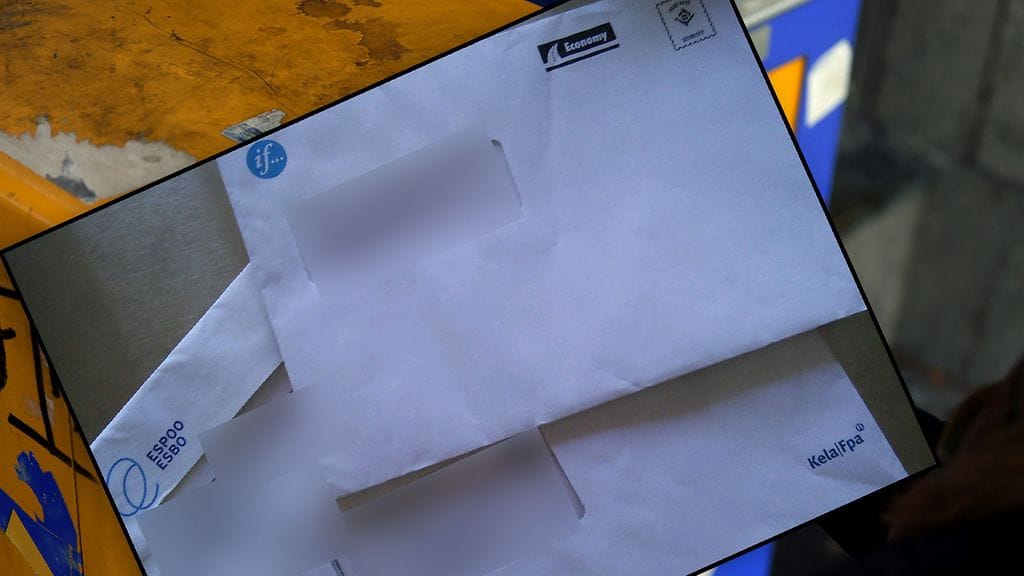 Espoolaisperheelle on tullut parin kuukauden ajan tuntemattoman miehen postit.