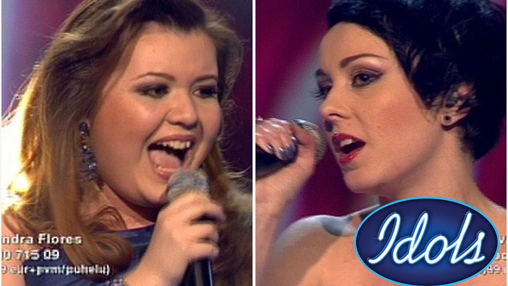 Viimeinen Idols-finaali: Diandra Flores ja Susanna Erkinheimo.