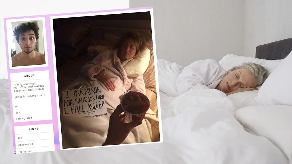 Pojan äidistään ottamat kuvat ovat naurattaneet ihmisiä ympäri maailmaa.