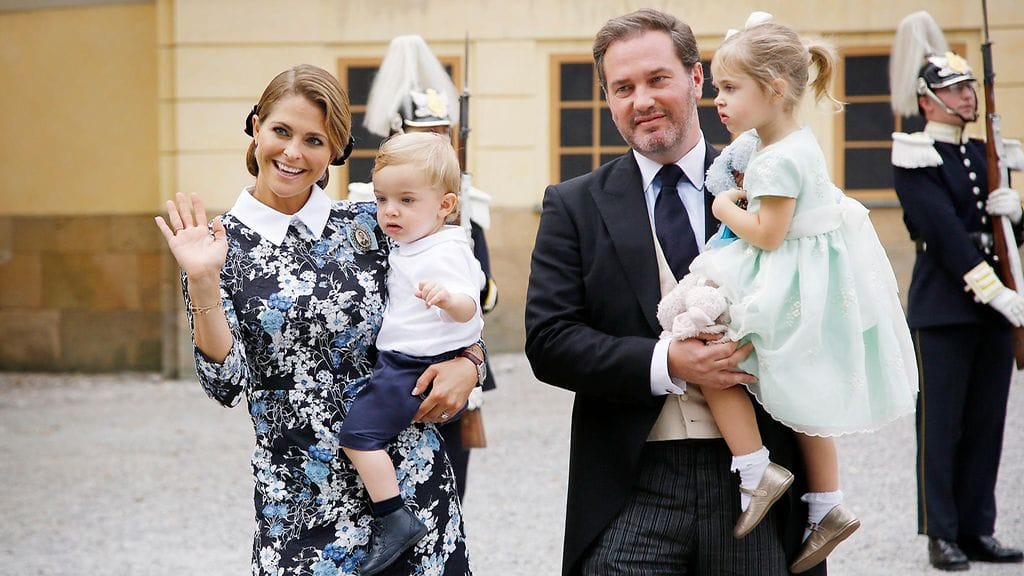 Madeleine, Chris O'Neill sekä parin lapset Nicolas ja Leonore syyskuussa 2016.