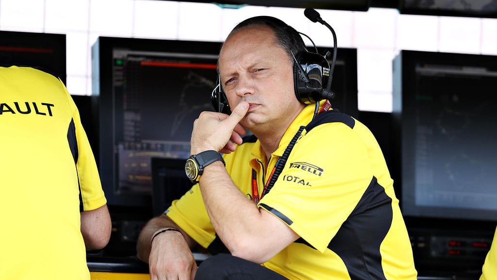 Frederic Vasseur toimi viime kaudella Renault'n tallipäällikkönä.