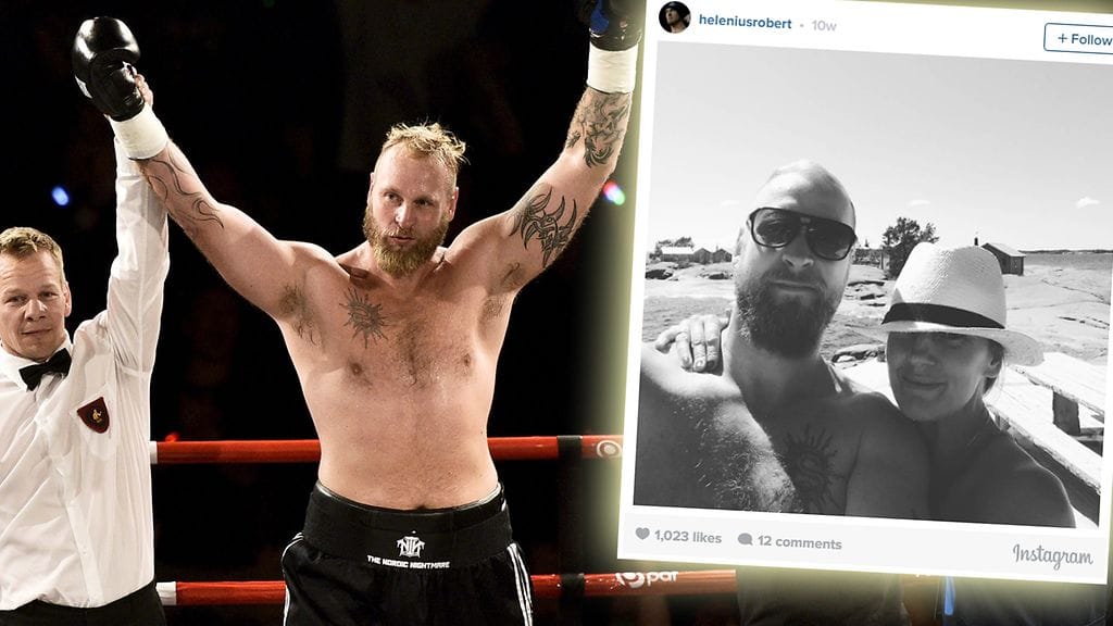 Robert Helenius ja Sandra Helsing ovat pitäneet yhtä 10 vuotta.