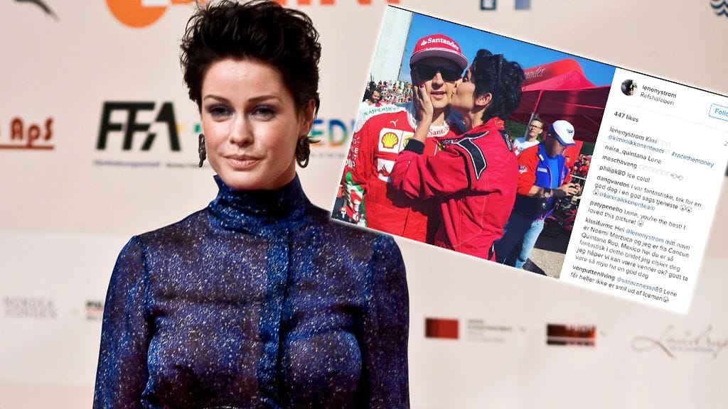 Lene Nyström fanittaa Kimi Räikköstä.