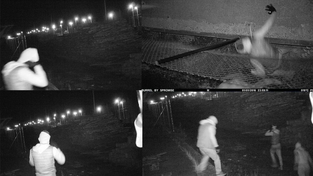 Valvontakamera varkaat