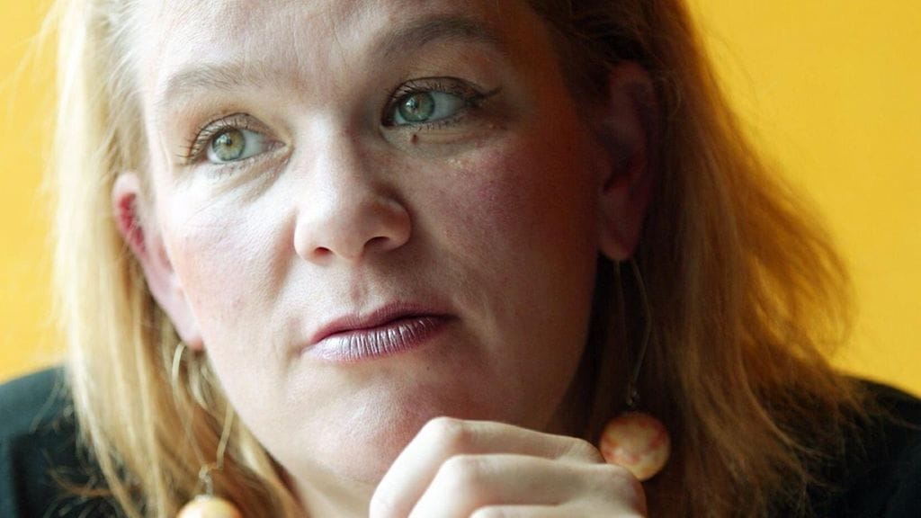 Kirjailija Annina Holmberg.