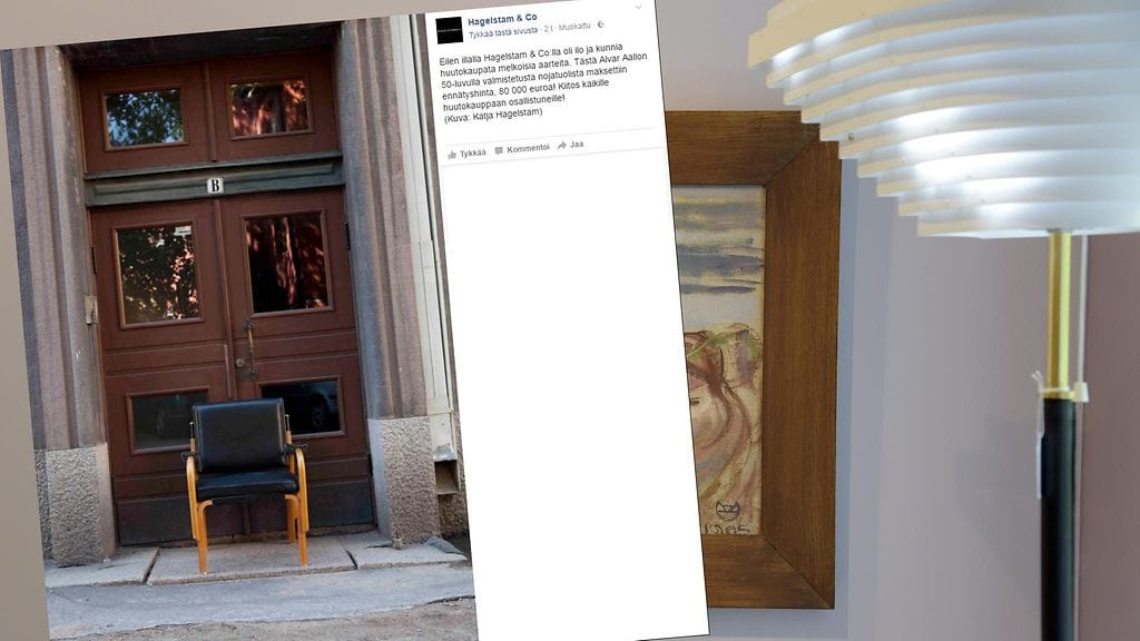 Hagelstam & Co järjestää huutokauppoja kuukausittain vaihtuvilla teemoilla.