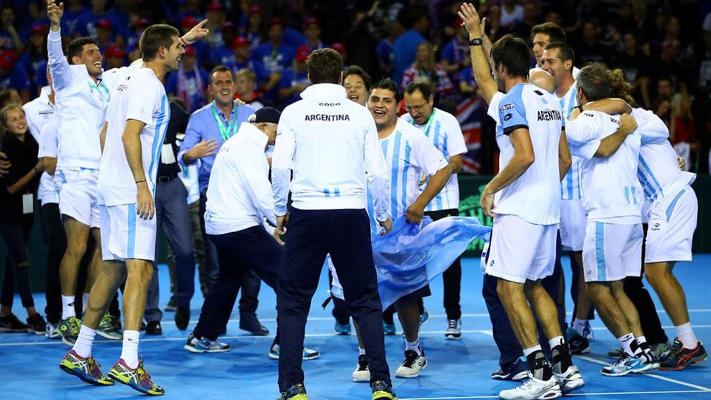 Argentiina sai juhlia finaalipaikkaa.