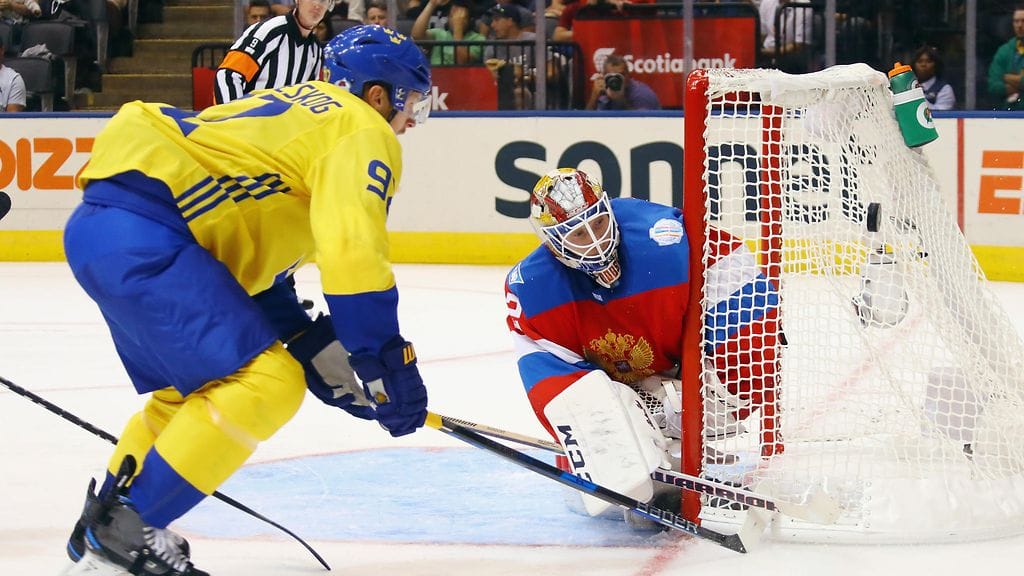 Gabriel Landeskog iski 1-0-maalin Ruotsille