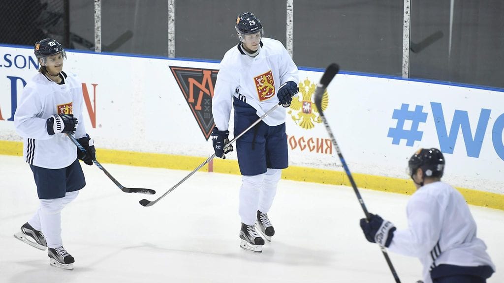 Sebastian Aho ja Patrik Laine.