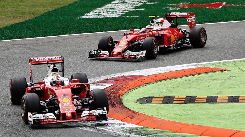 Sebastian Vettel, Kimi Räikkönen