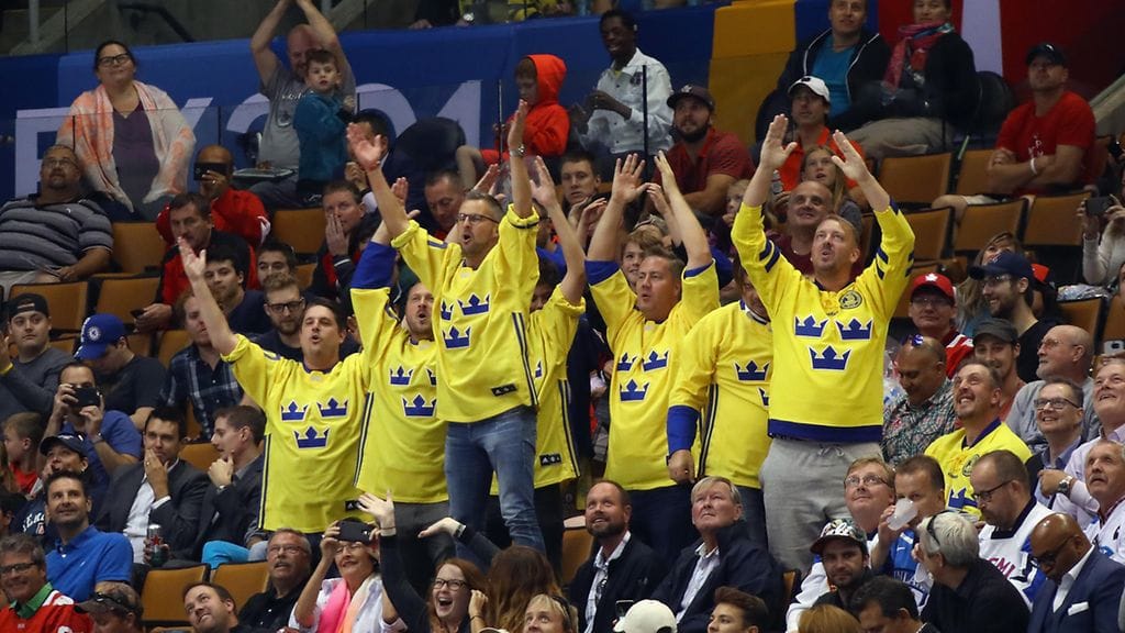 Ruotsin faneja Suomi-pelissä