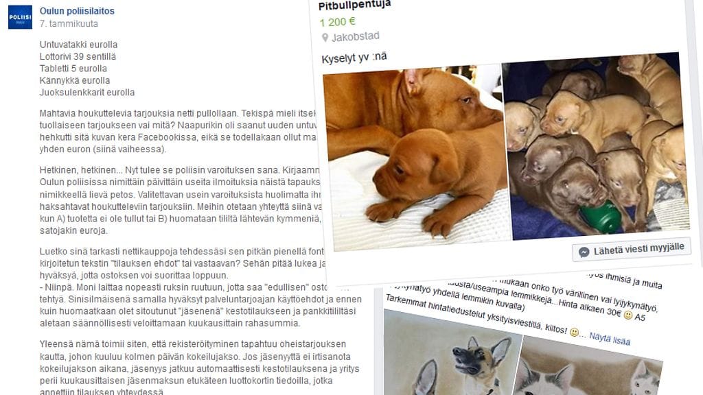 Kuvakaappaus Facebookista