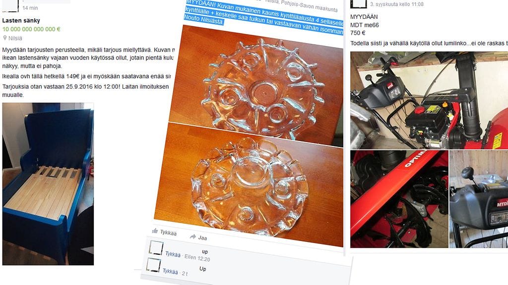 Kuvakaappaus Facebookista