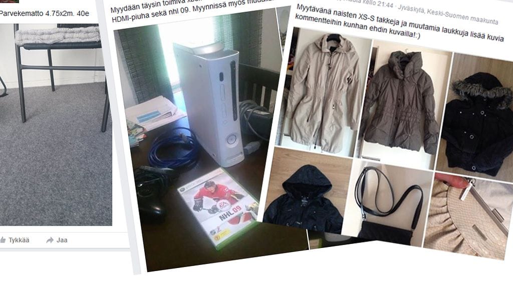 Kuvakaappaus Facebookista