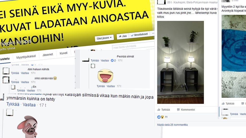 Kuvakaappaus Facebookista