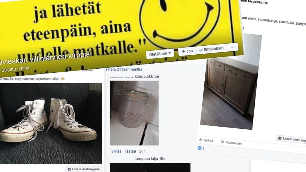 Kuvakaappaus Facebookista