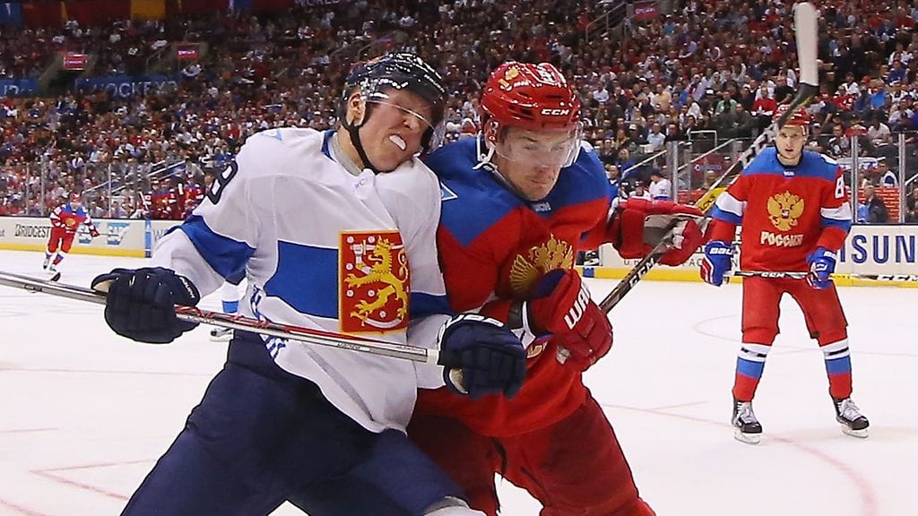 Patrik Laine ja Dmitri Orlov väänsivät.