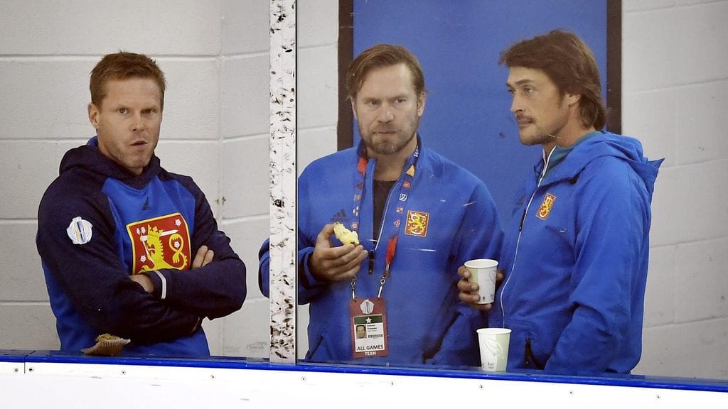Saku Koivu, Kimmo Timonen ja Teemu Selänne