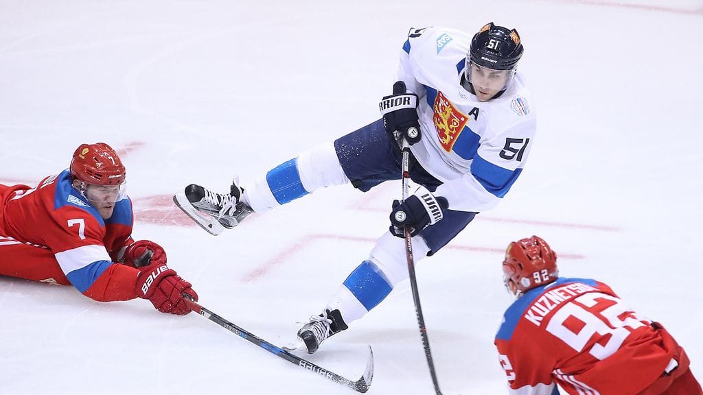 Valtteri Filppula teki Suomen ainoan maalin World Cupissa.