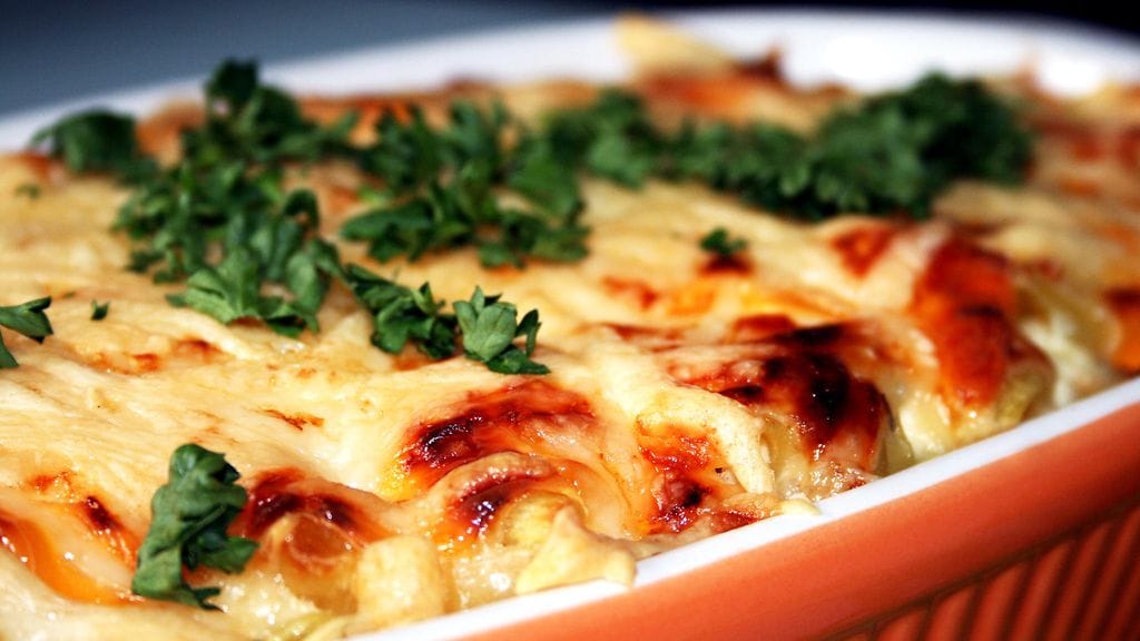 Lasagne on täydellistä lohturuokaa.