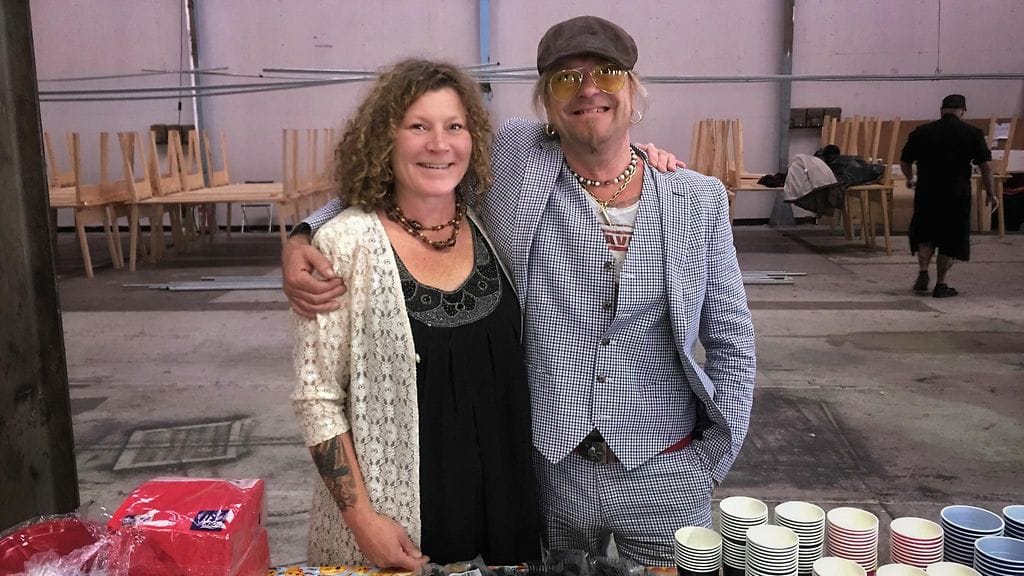 Hilu Meriluoto ja Johan Loikas