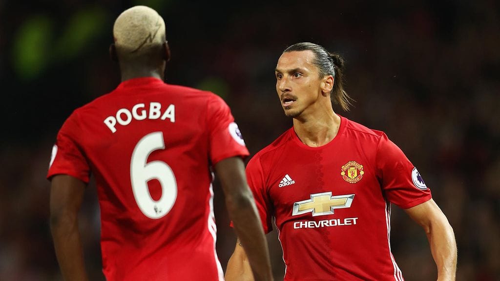 Paul Pogba ja Zlatan Ibrahimovic
