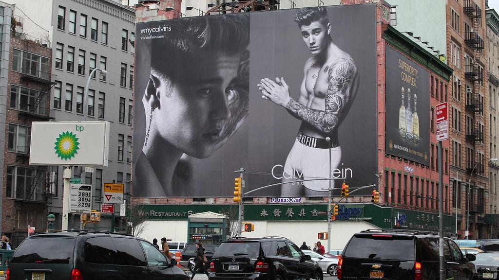 Justin Bieber kalsarimainos tammikuu 2015