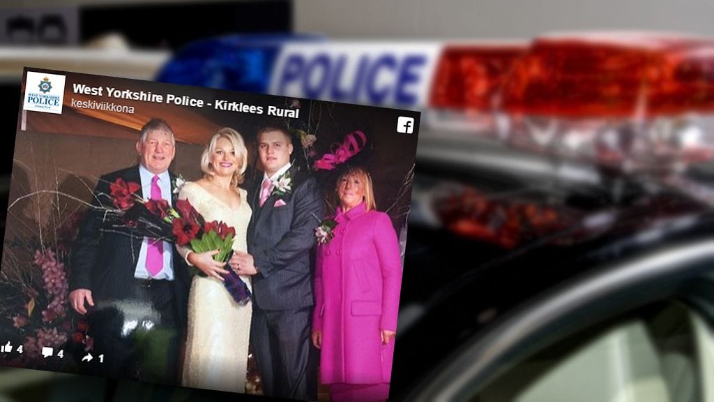 Kuvassa poliisin Facebookissa jakama kuva hääalbumista, jonka omistajaa etsittiin ahkerasti sosiaalisessa mediassa.