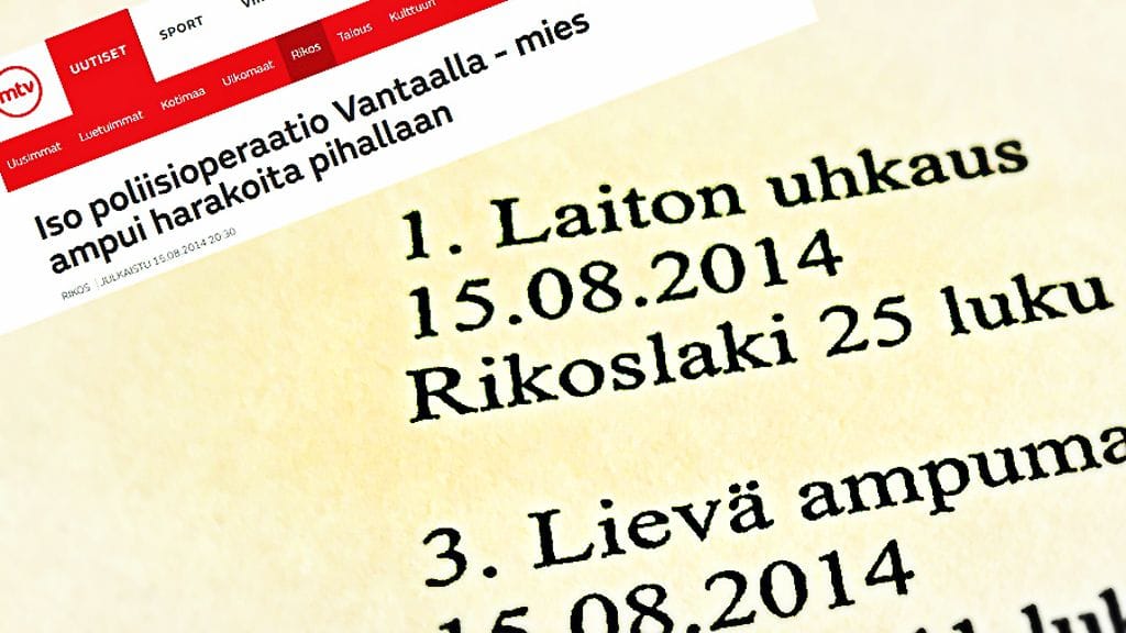 Oikeudenkäynnissä selvisi, että 56-vuotias mies uhkasi tappamisella.