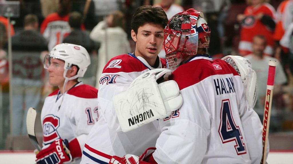 Carey Price putosi Jaroslav Halakin kakkosmieheksi keväällä 2010.