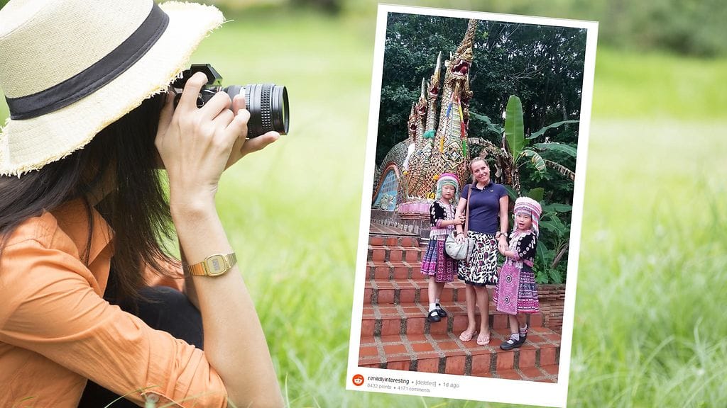 Pariskunnan iloisesta lomakuvasta paljastui ikävä yllätys.