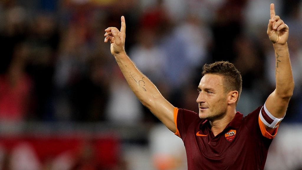 Francesco Totti on edustanut koko ammattilaisuransa AS Romaa.