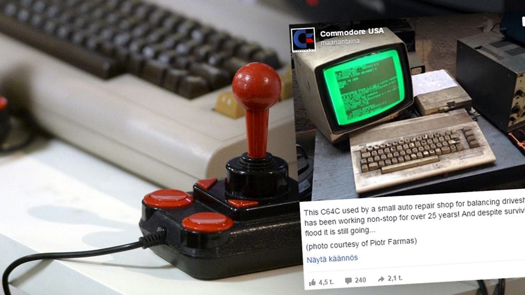 Kuvakaappaus Commodore-fanien Facebook-sivuilta.