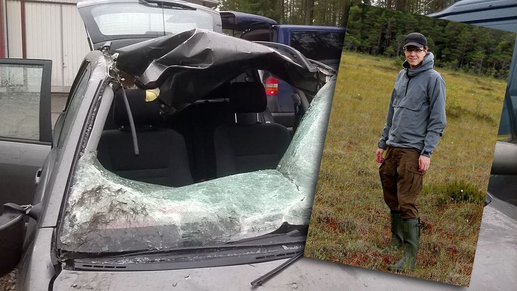 Aki Ihanajärvi ajoi perhe kyydissään hirvikolarin noin vuosi sitten.