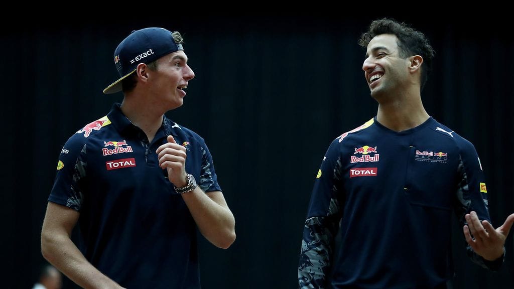 Max Verstappen ja Daniel Ricciardo