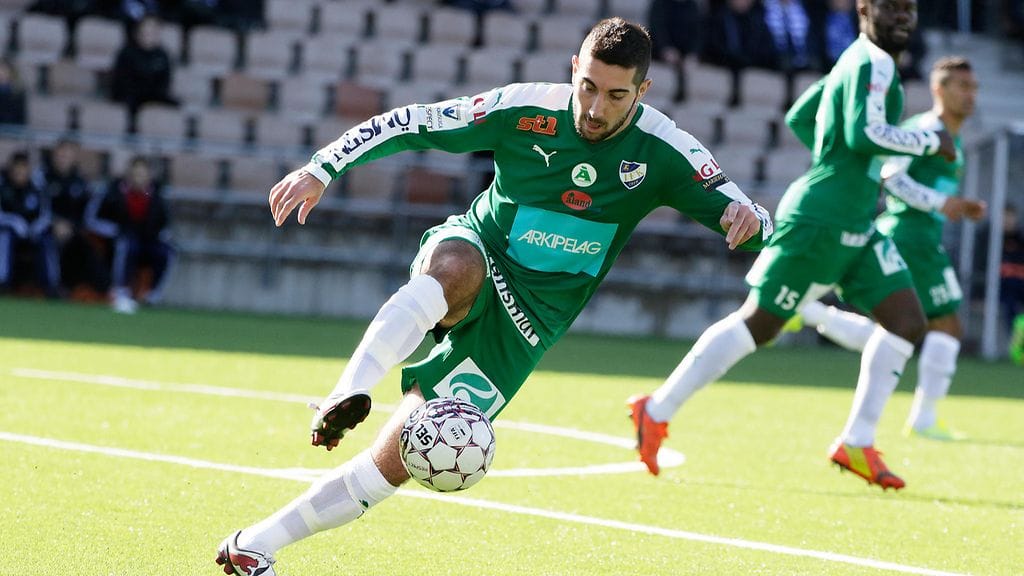 Josef Ibrahim teki IFK Mariehamnin voittomaalin.