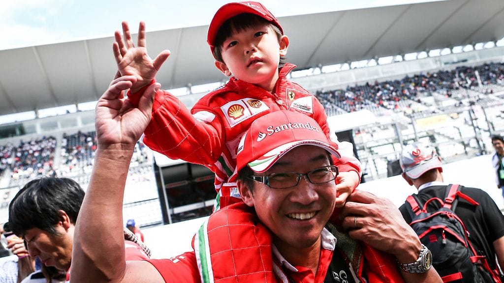 F1-faneja Suzukassa 6.10.2016 3