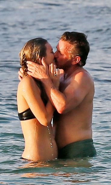 Sean Penn Leila George (2)